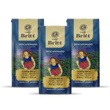 Café Britt® - Costa Rican Decaffeinated Coffee (10.5 oz.) (3-Pack) - Ground, Arabica Coffee, Kosher, Gluten Free, 100% Gourmet & Dark Roast