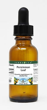 TerraVita Persimmon Leaf Glycerite Liquid Extract (1:5) - No Flavor (1 oz, ZIN: 522832)