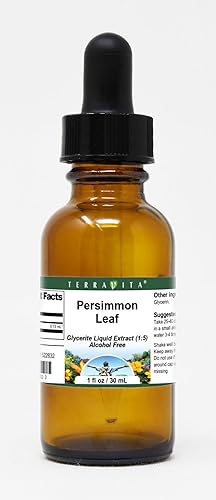 TerraVita Persimmon Leaf Glycerite Liquid Extract (1:5) - No Flavor (1 oz, ZIN: 522832)