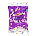 Smarties Candy Necklace - Bulk Candy - Gluten Free & Vegan, Fruit Flavored, Hard Candy on Stretch String - Perfect for Birthdays & Halloween Hard