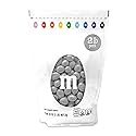M&M’S WORLD Peanut Silver Chocolate Candy-2lbs of Bulk Candy in Resealable Pack for Candy Buffet,Birthday Parties,Theme Meetings,Candy Bar,Sweet Stuff