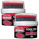 Weiman Cooktop Cleaner Paste, Easily Remove Burned-On Food, Grease and Watermarks, Leaving Your Glass Cook Top Sparkling