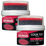 Weiman Cooktop Cleaner Paste, Easily Remove Burned-On Food, Grease and Watermarks, Leaving Your Glass Cook Top Sparkling