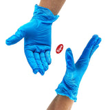 SIPA Nitrile Disposable Gloves 2.8 Mil,Pack of 100, Latex Free, Powder Free (Large)