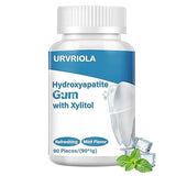 Remineralizing Gum with Nano-Hydroxyapatite & Xylitol, 90 Pieces, Good for Teeth Remineralization, Sugar-Free Mint Chewing Gum with Xylitol, Two pills