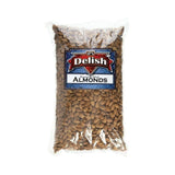 Roasted Salted Almonds by It’s Delish - 5 lbs Bulk Bag - Kosher Snacking Almond Nuts with Sea Salt