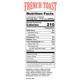 Bones Coffee Company French Toast Latte Sweet and Buttery Flavored Coffee, Medium Roast Ready To Drink Iced Coffee in Can, 11 Fl Oz Can (12 Pack)