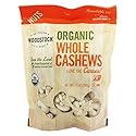 100% Organic Whole Cashews; Raw