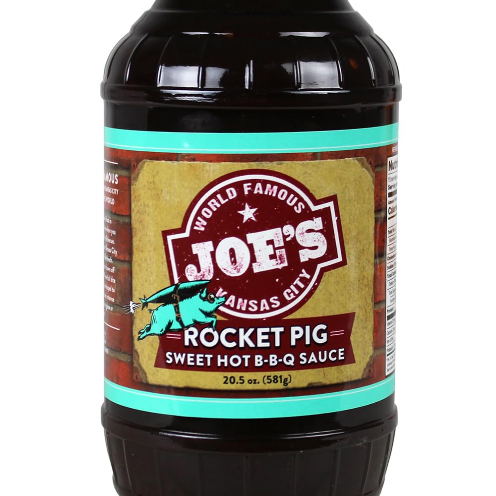 Joe's KC Rocket Pig Sweet Hot BBQ Sauce | 20 oz