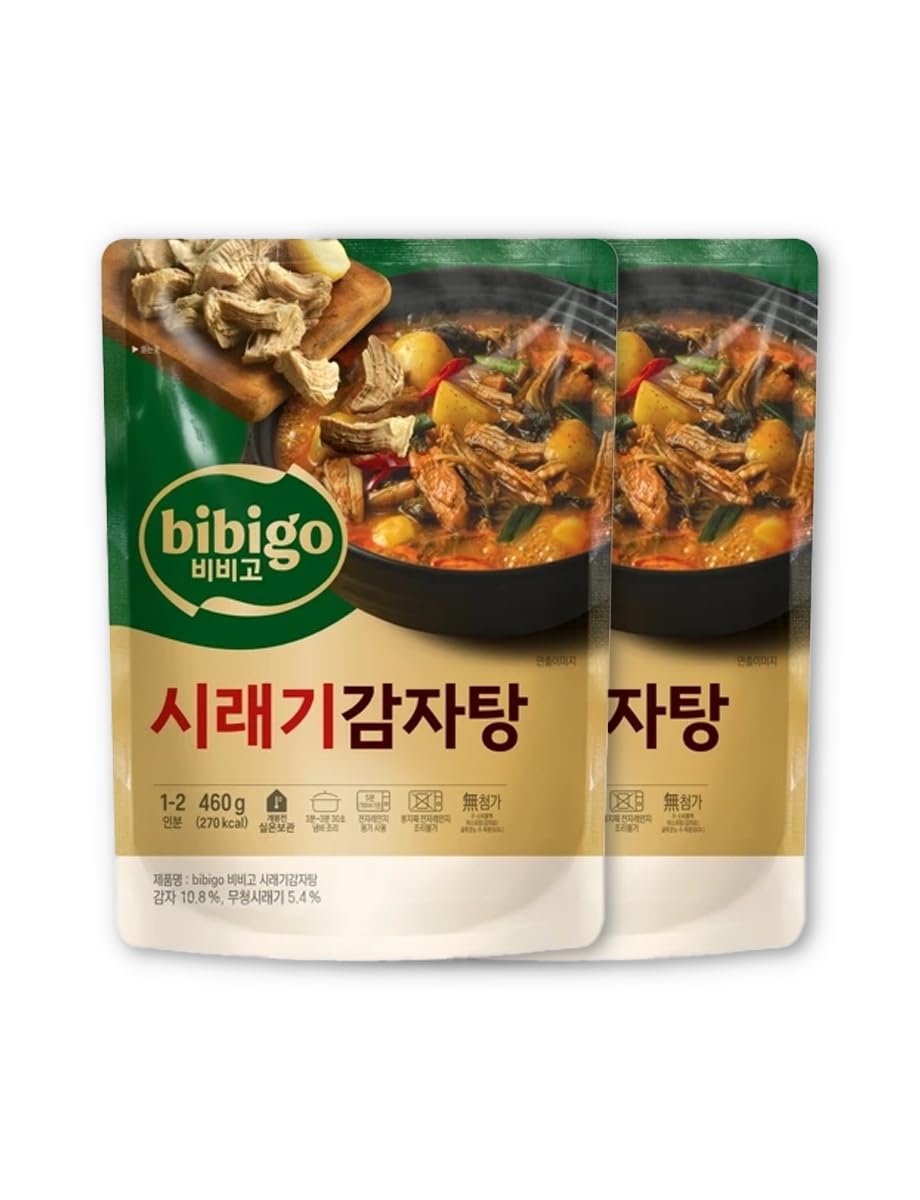 KULOSORY [Pack of 2]BIBIGO Korean Gamjatang Soup - 16.2oz / Stew ???