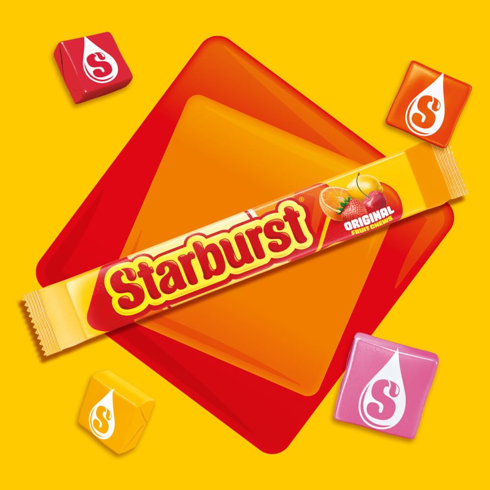 STARBURST Original Fruit Chews Chewy Candy, Full Size, 2.07 oz