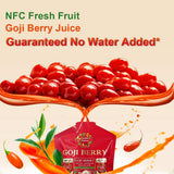 Somnus Pulptonic Goji Berries Juice Drink- For Smoothies, Trail Mix, Baked Goods, Oatmeal & More - Vitamin A, Antioxidants, Fiber - Goji Berry