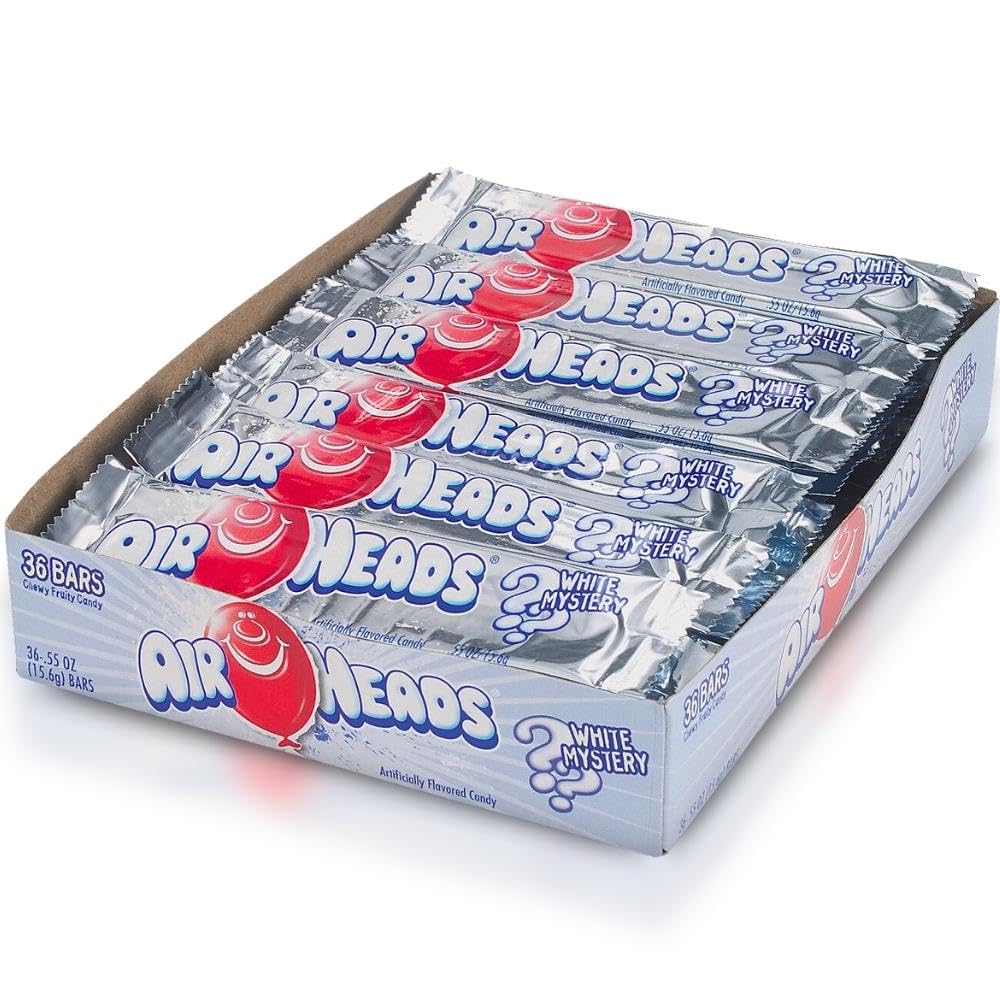 Fun Express Airheads White Mystery Soft & Chewy Taffy, 36 Pieces