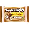 Tootsie Pops Limited Edition Individually Wrapped Single Flavor Lollipops with Tootsie Roll Center, Caramel, 12.6 Ounce
