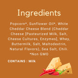 Pacific Popcorn - Alpine Chili White Cheddar 4.5oz (Pack of 6)