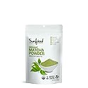 Sunfood Superfoods Organic Matcha Powder - Matcha Green Tea Latte Powder, Enjoy Iced or Hot, Caffeinated, Zero Added Sugar, Non GMO, USDA Organic