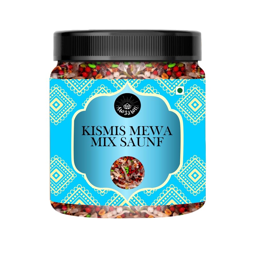 AWZLWN Natural Kishmish Mewa Mix Saunf 3.52 OZ (100 GM) | Set oF 1 | AWZLWN