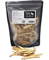TPL Organic Angelica Sinensis Root 3 Oz - Cut and Sifted - Premium Quality. Certified Organic. Gluten Free, Non GMO and Vegan