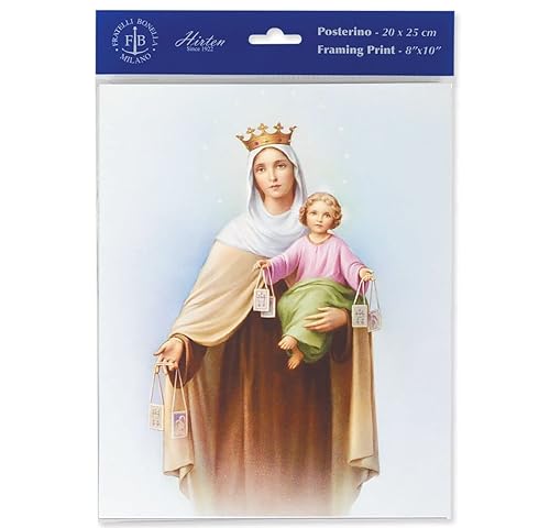 Our Lady of Mount Carmel 8"x10" Italian Prints, 3-Count Value Pack