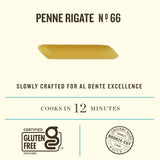 Rummo Gluten Free Penne Rigate N.66 - Gluten Free Pasta, Made with Corn & Rice, Penne Pasta Noodles, Pasta from Italy - 12 Ounce (Pack of 1)