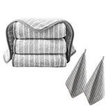 6 PCS Kitchen Cloth Dish Towels Thick Absorbent Cleaning Towels for Kitchen Non Oil Staining Durable Non Shedding Dish Cloths Ideal for Table Wiping