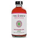 Fire Brew Premium Shrub - Watermelon Lime Shrub | 16 Concentrated Servings of Organic Ingredients for Bright Sweet Tart Flavor with Watermelon Lime