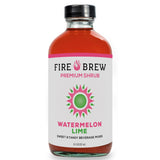Fire Brew Premium Shrub - Watermelon Lime Shrub | 16 Concentrated Servings of Organic Ingredients for Bright Sweet Tart Flavor with Watermelon Lime