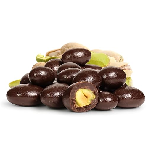 Dark Chocolate Covered Pistachio by It's Delish, 12 Oz Bulk Bag | Chocolate Candy Nuts Bulk Pistachios Chocolates Sweet & Crunchy Nut Snack | Vegan
