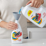 Shout Triple-Acting Laundry Stain Remover 60 fl. oz. refill + 22 fl. oz. trigger plus cleaning Towels