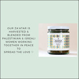 Villa Jerada Za’atar with Hyssop - 3.2oz/90g Glass Jar | Premium Middle Eastern Spice Blend with Sumac, Sesame, Olive Oil & Sea Salt | Authentic