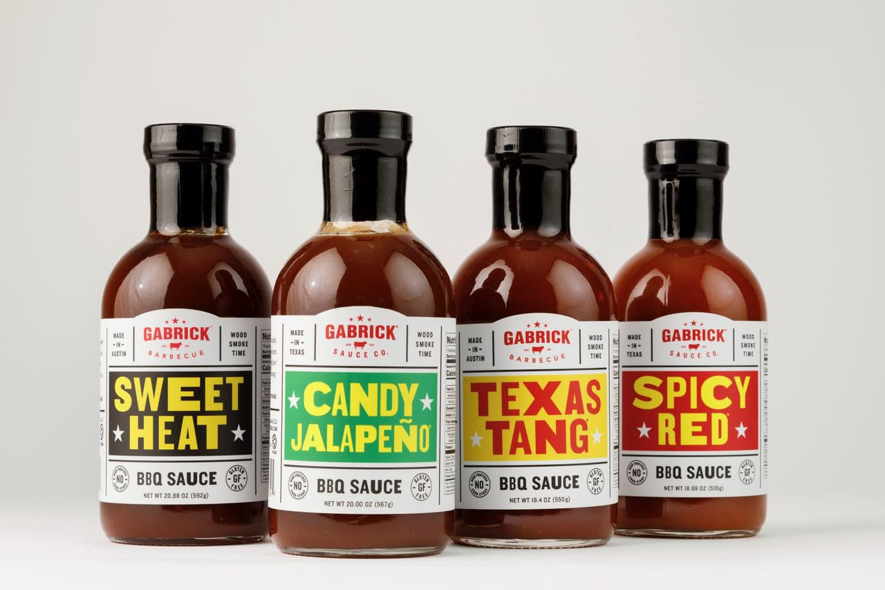 Candy Jalapeño BBQ Sauce | Gabrick BBQ | Sweet & Spicy Barbecue Sauce with Real Jalapeños | Perfect for Ribs, Chicken, and Burgers | No HFCS