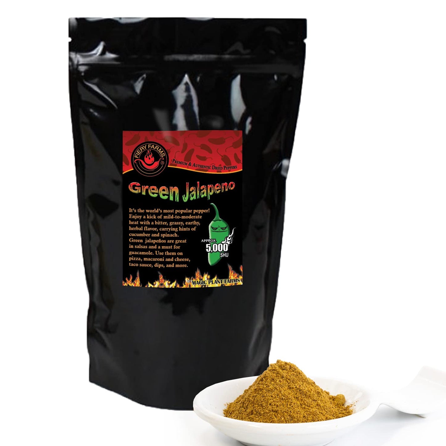 Magic Plant Red Jalapeno Pepper Powder - Fine Ground Red Jalapeno Chili Powder (5 LB) - Mexican Cuisine Staple | Mild - Medium Heat | Add to any Dish