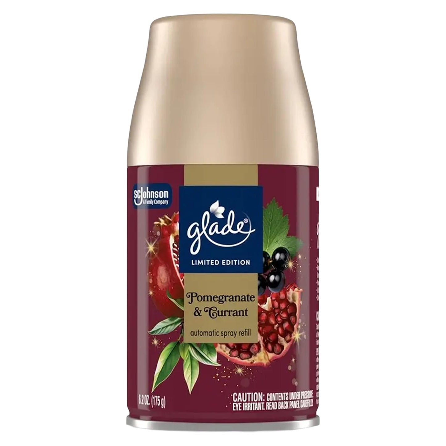 Glade Automatic Spray Refill, Pomegranate & Currant, Limited Edition Air Freshener Refill Can, 6.2 oz