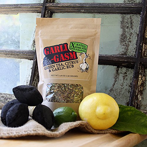 Garlic Festival Foods Garli-Gasm Green Tea, Citrus and Garlic Rub