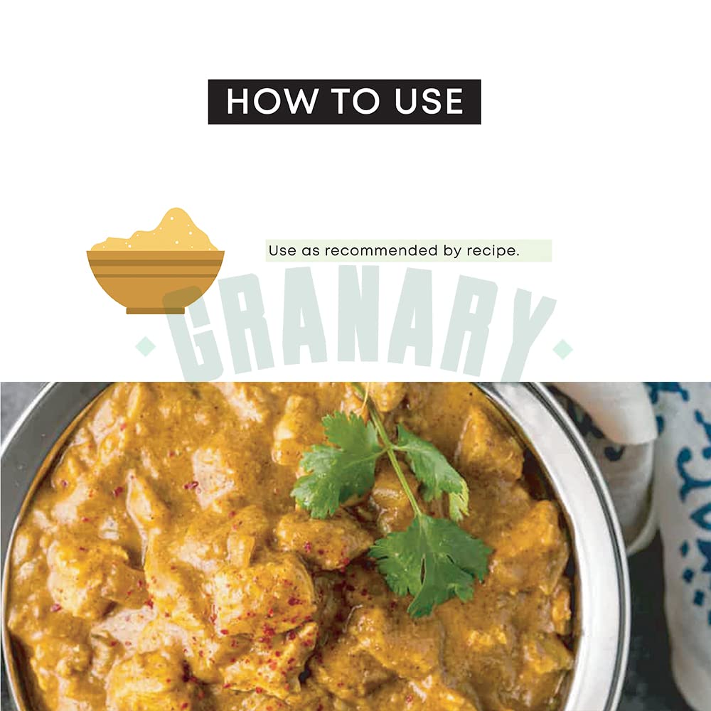 Natural Chicken Kebab Masala by Granary Mart - Gourmet Spice Blend - Artisanal Rub - Good for Chicken Meat & Paneer - GMO Free - Affordable Bulk Rate