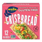 Wasa, Gluten Free Sesame & Sea Salt Crispbread, Net wt. 6.1 Oz (Pack of 1)
