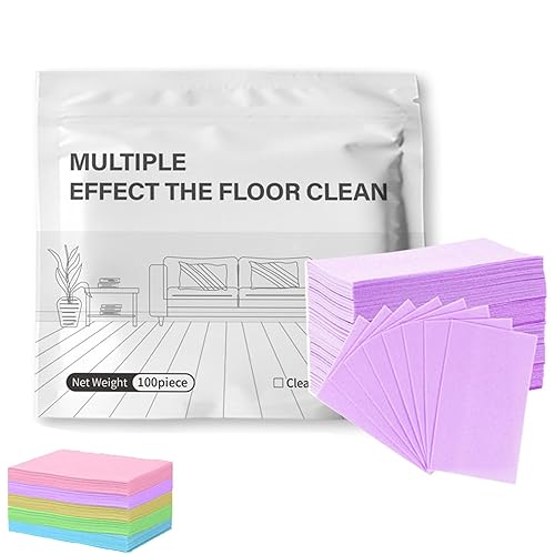 Liexuan 100-Piece Multi-Surface Floor Cleaning Tablets, Upgraded Multi- Surface Cleaner, Dissolvable Fragrance Floor Cleaning Sheets, for Hardwood