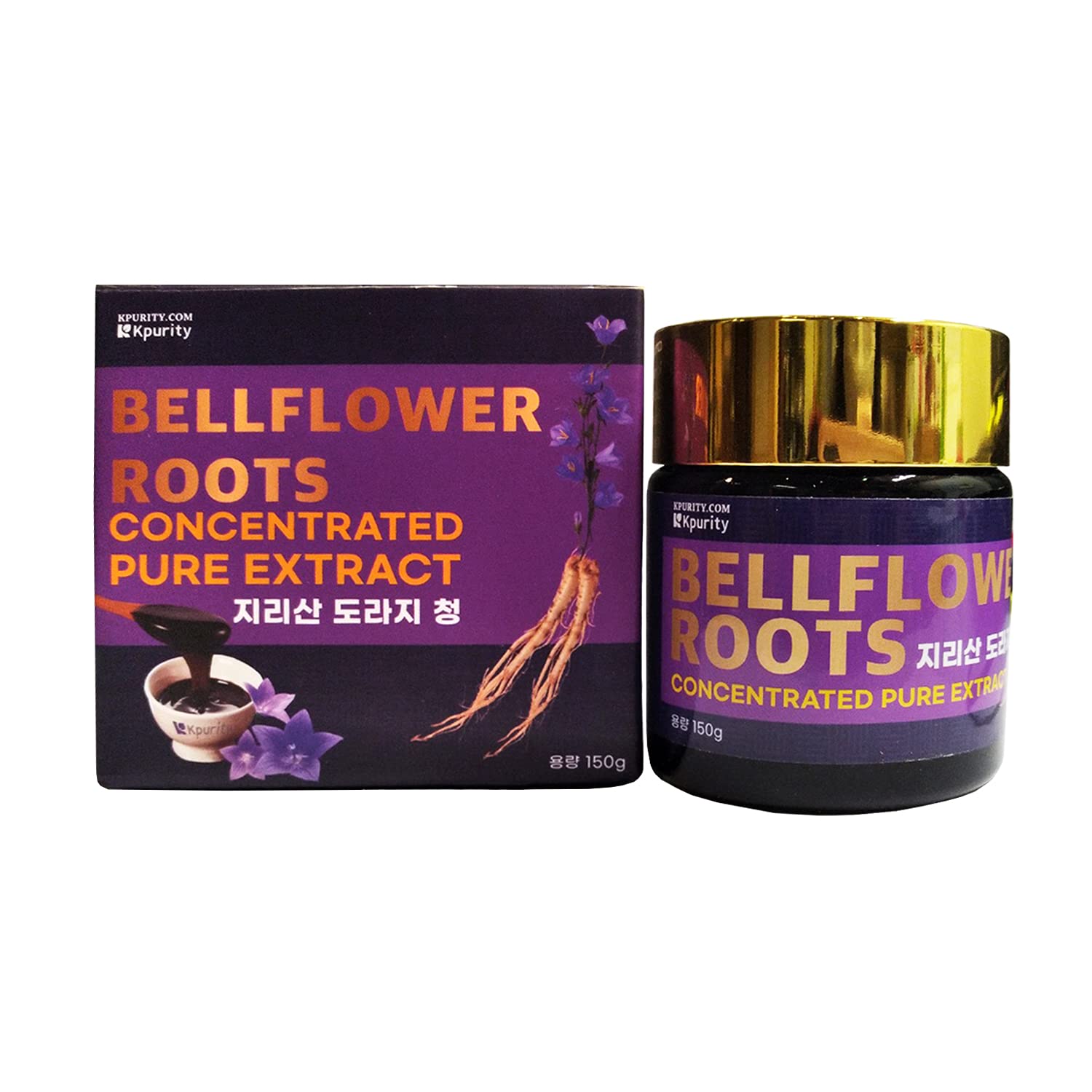 Jirisan Mt. Dora Bellflower Root Premium Extract Paste 150g (1 Pack, Bellflower Roots Extract)