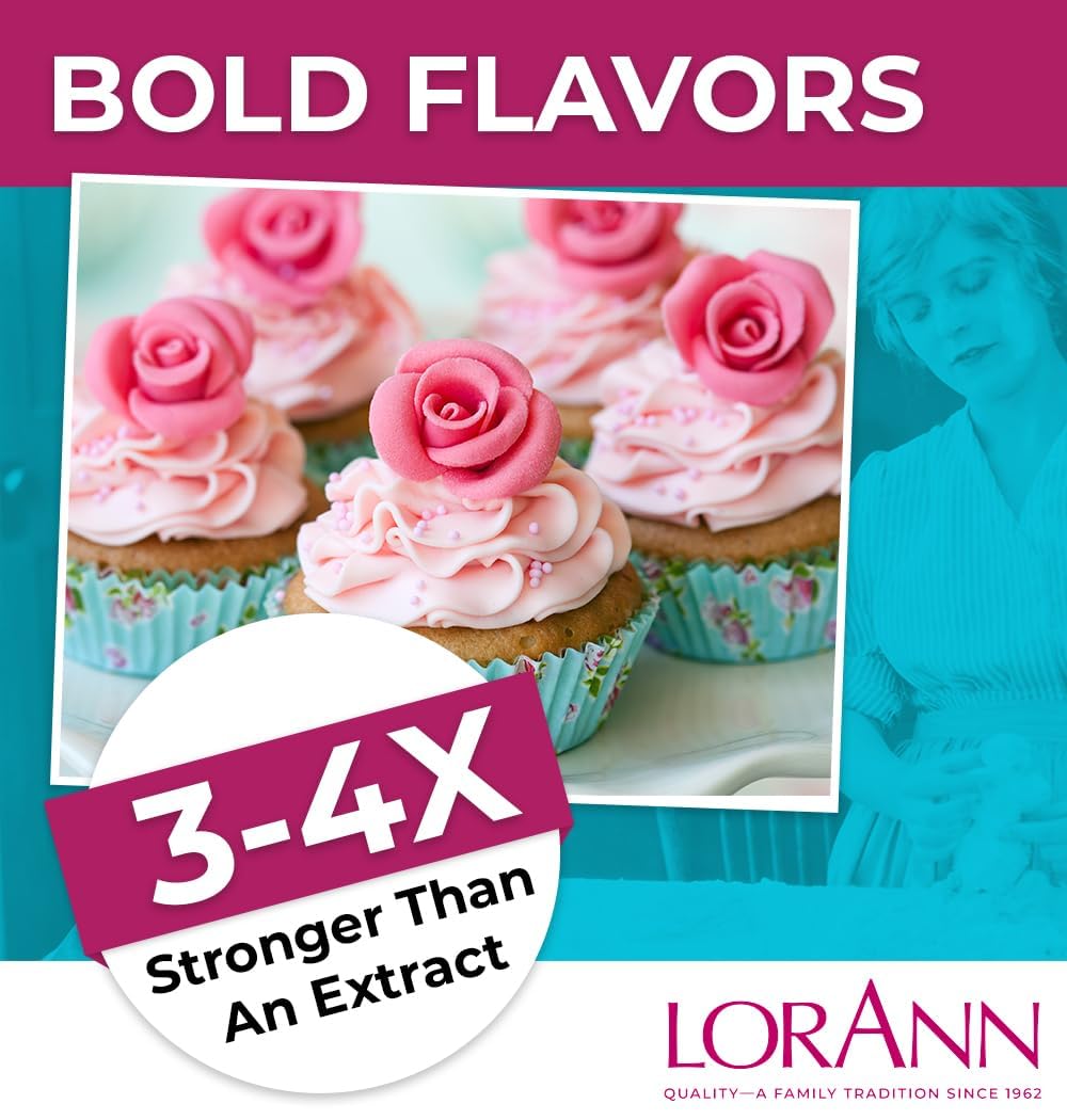 LorAnn Oils Super Strength Flavoring - Used For Candy Making, Flavoring Extracts, Baking, Hard Candy, and Flavor Oils - Bold, Natural Flavors 4X