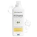 Heritage Park Luxury Laundry Detergent | Dermatologist Tested Plant based Natural & Enzyme Laundry Detergent | Sensitive Skin Friendly - Fragrance