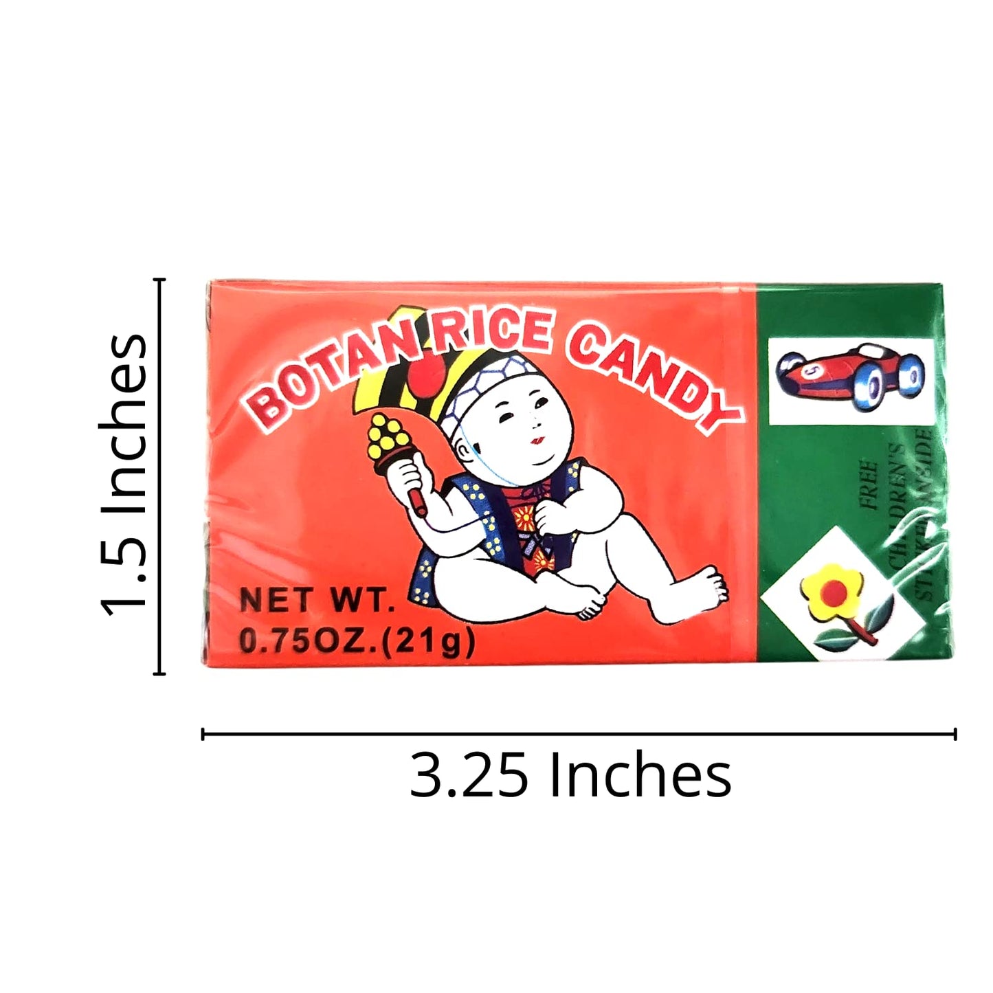 Gosu Toys Botan Rice Candy (6 Pack) with 2 Gosutoys Stickers