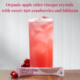 The Republic of Tea Cranberry Hibiscus Apple Cider Single Sips, 50 Single Sips