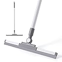 Yocada Rubber Floor Squeegee Broom TPR Blade Adjustable Scrubber Squeegee Household Broom for Shower Bathroom Kitchen Home Tile Pet Hair Fur Floor