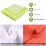 SINLAND Microfiber Dish Cloths for Washing Dishes Towels Best Kitchen Washcloth Cleaning Rags Cloths with Poly Scour Side - Used for Plates, Bowls