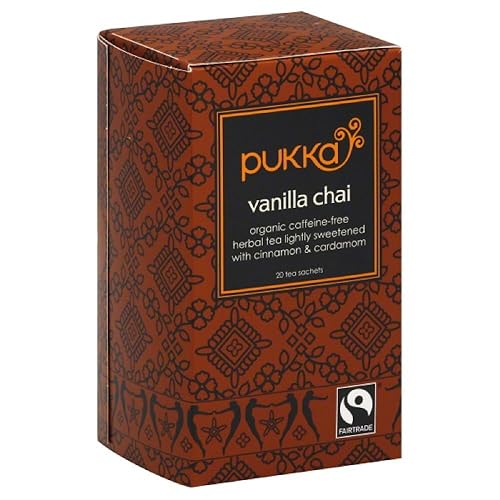 Pukka, Tea Herbal Vanilla Chai Organic, 20 Count