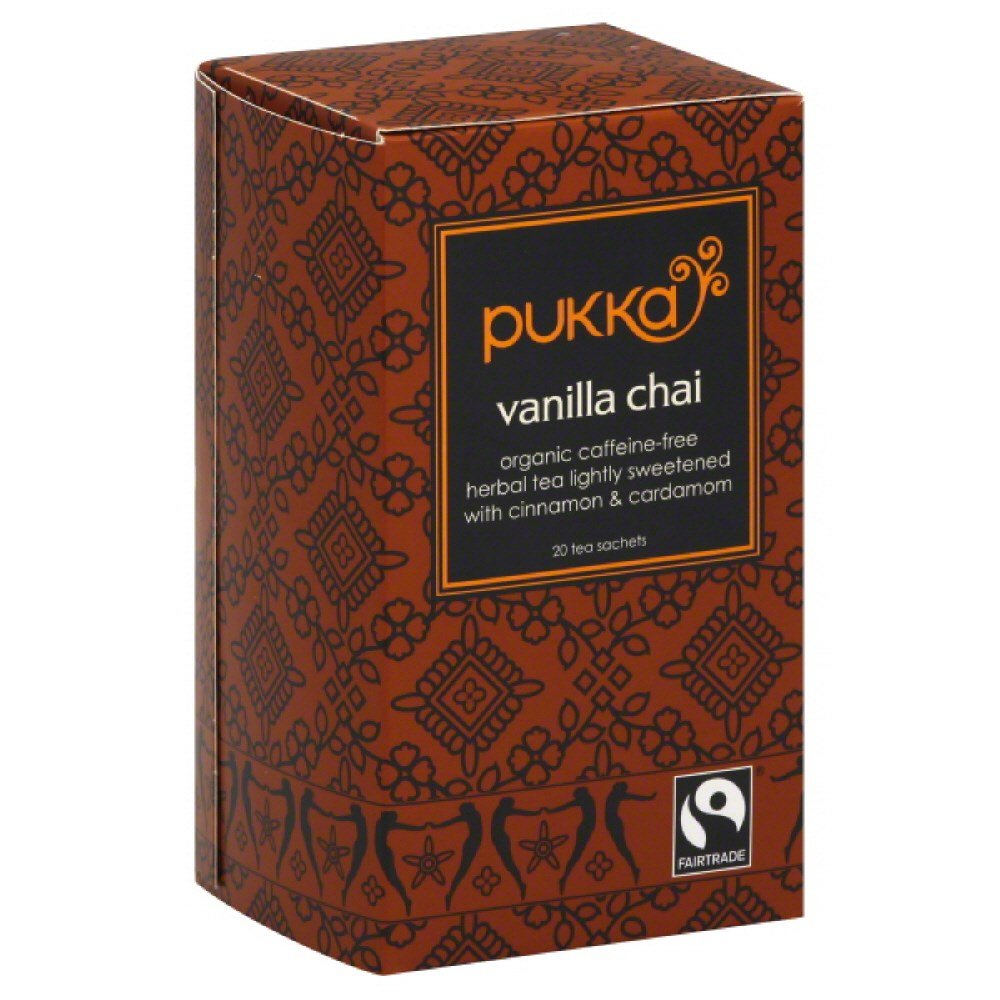 Pukka, Tea Herbal Vanilla Chai Organic, 20 Count