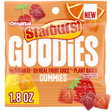 STARBURST GOODIES Original Low Sugar Plant-Based Fruit Gummy Candy, 1.8 Oz Bags