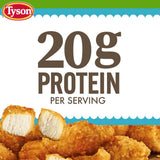 Tyson Lightly Breaded Boneless Chicken Bites, 1.25 Lb Bag