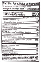 Avieta Belgian Pearl Sugar Waffles, 8 Individually Packed 1.94 Ounce W/GreenZep Sticker