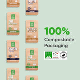 Green Llama Bathroom Cleaner Refill 8-Pack: Certified Compostable Packaging, Eco-Friendly & Sustainable Natural Cleaning Solution for a Sparkling